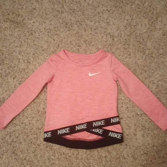 Nike Other - PINK NIKE CRISS-CROSS DRI-FIT TOP- Size 2T